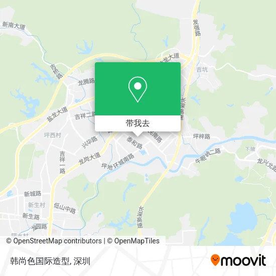 韩尚色国际造型地图