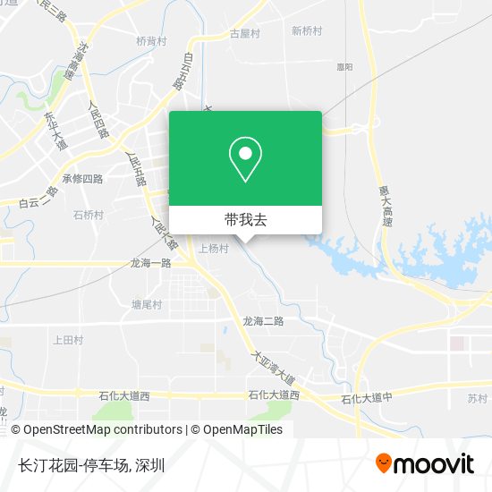 长汀花园-停车场地图