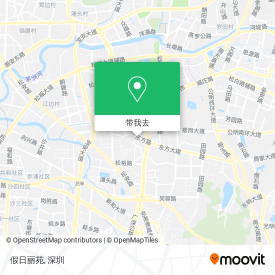 假日丽苑地图