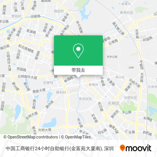 中国工商银行24小时自助银行(金富苑大厦南)地图