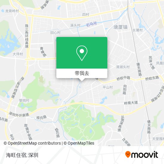 海旺住宿地图