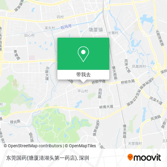 东莞国药(塘厦清湖头第一药店)地图