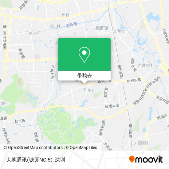 大地通讯(塘厦NO.5)地图