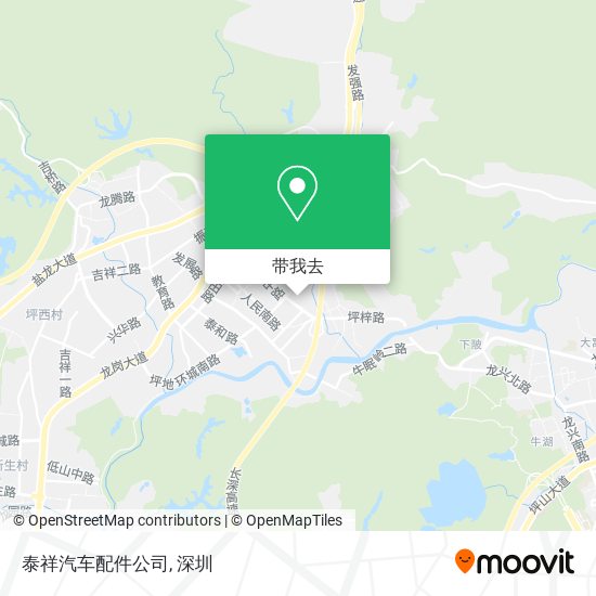 泰祥汽车配件公司地图