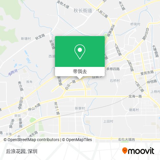 后浪花园地图