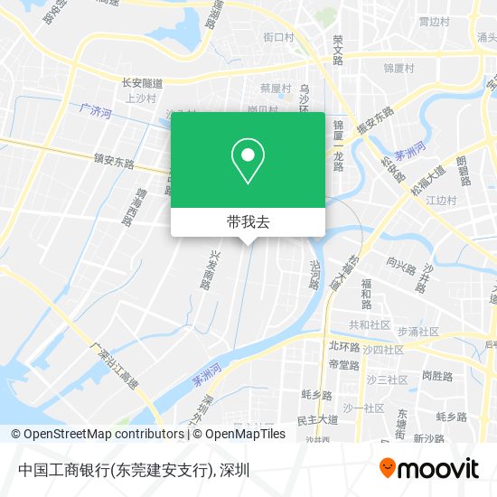 中国工商银行(东莞建安支行)地图