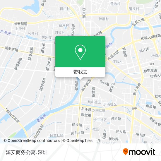 源安商务公寓地图