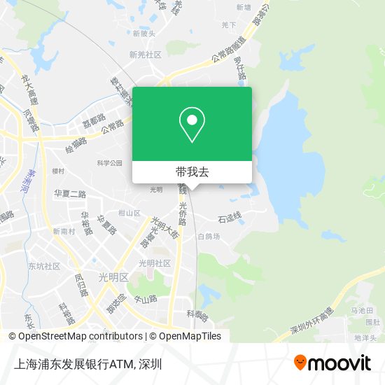 上海浦东发展银行ATM地图