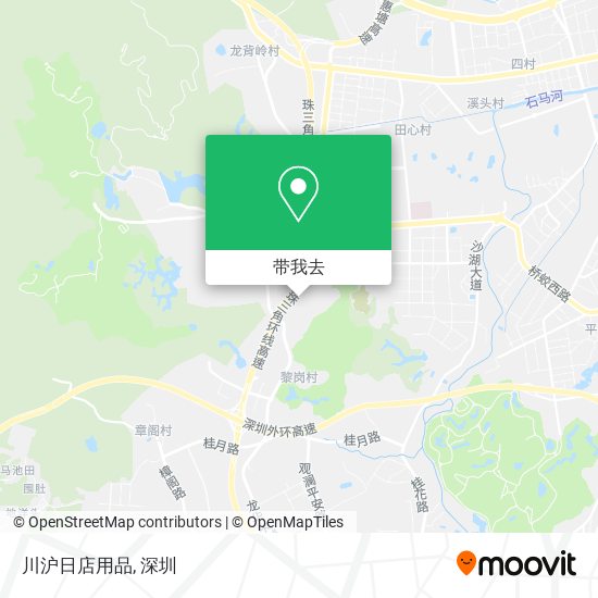 川沪日店用品地图