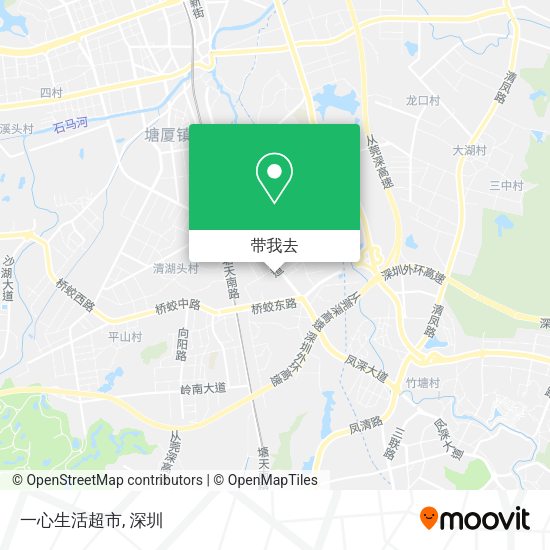 一心生活超市地图