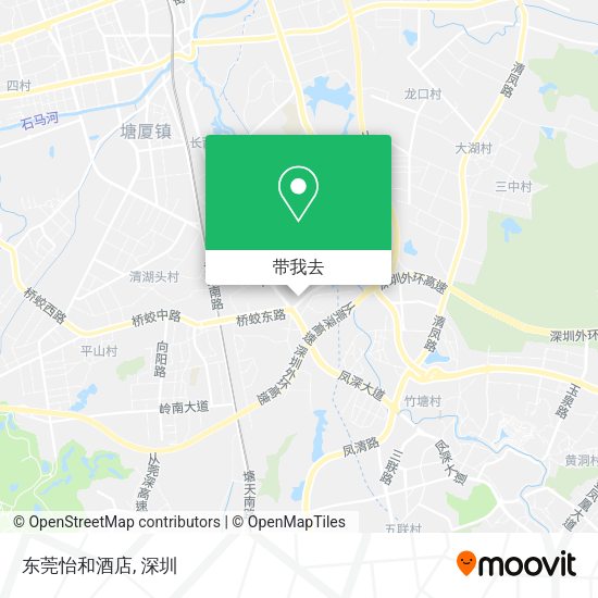 东莞怡和酒店地图