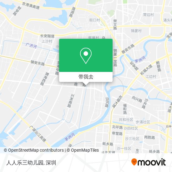人人乐三幼儿园地图