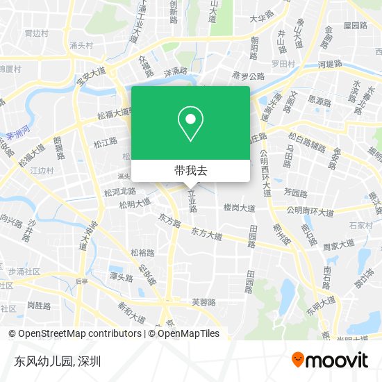 东风幼儿园地图