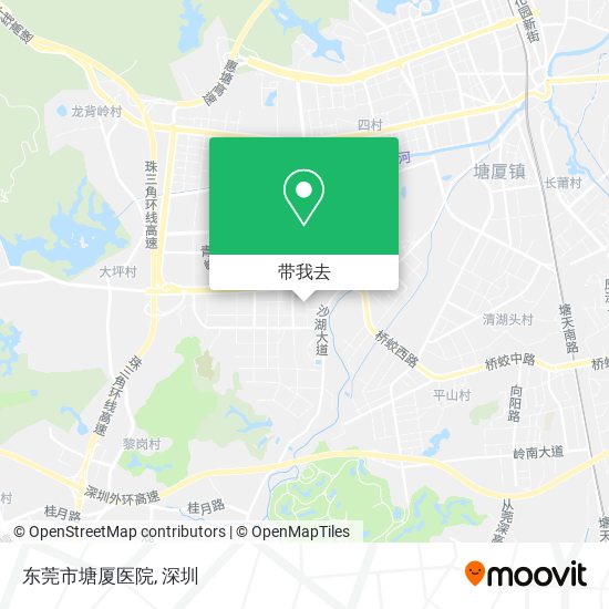 东莞市塘厦医院地图