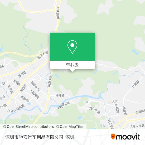 深圳市驰安汽车用品有限公司地图