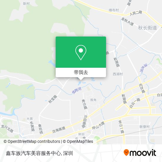 鑫车族汽车美容服务中心地图