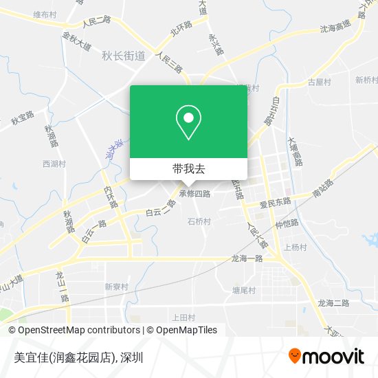 美宜佳(润鑫花园店)地图