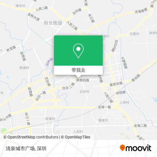 清泉城市广场地图