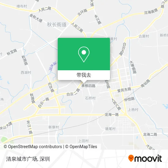 清泉城市广场地图