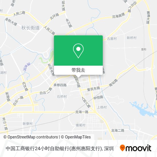 中国工商银行24小时自助银行(惠州惠阳支行)地图