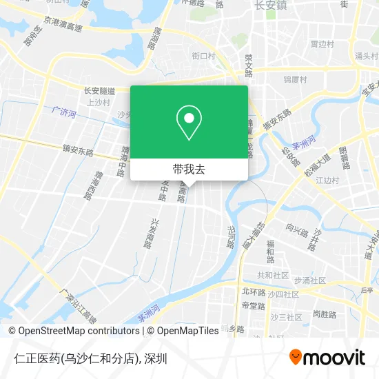 仁正医药(乌沙仁和分店)地图