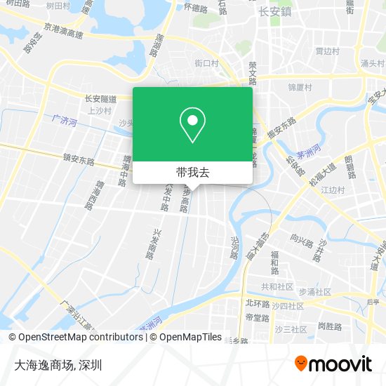 大海逸商场地图