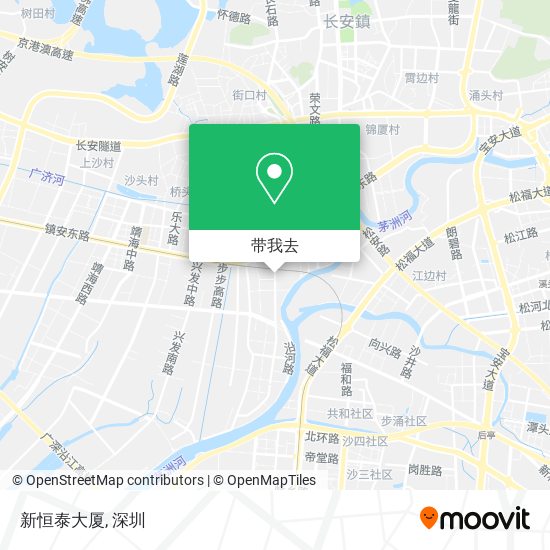 新恒泰大厦地图