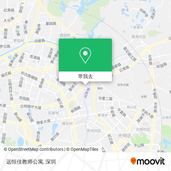 远恒佳教师公寓地图
