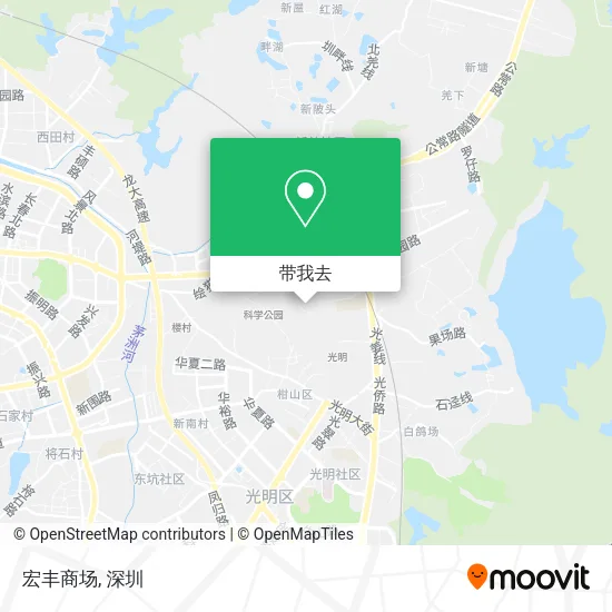 宏丰商场地图