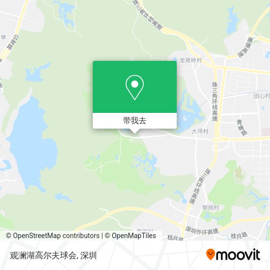观澜湖高尔夫球会地图