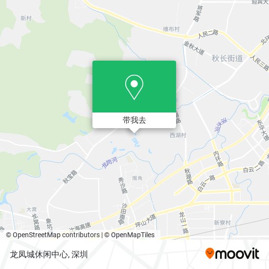 龙凤城休闲中心地图