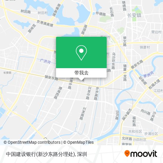 中国建设银行(新沙东路分理处)地图