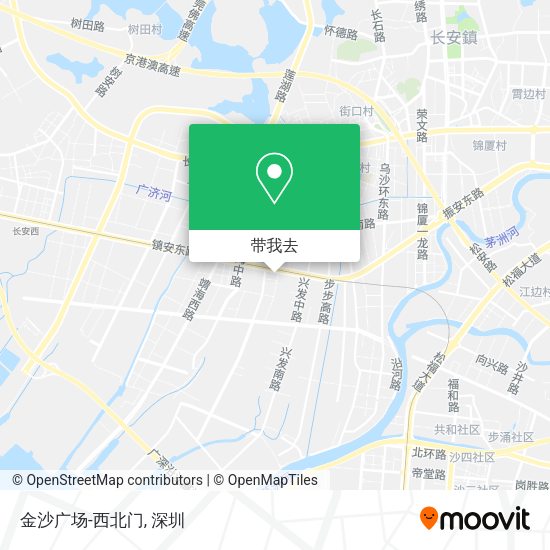 金沙广场-西北门地图