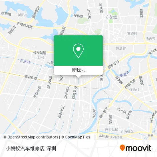 小蚂蚁汽车维修店地图