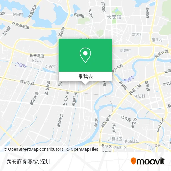 泰安商务宾馆地图