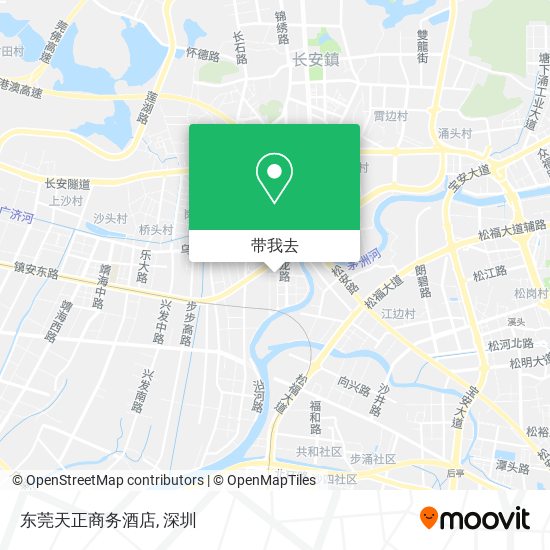 东莞天正商务酒店地图