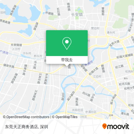 东莞天正商务酒店地图