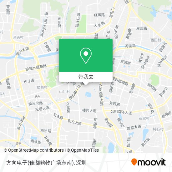 方向电子(佳都购物广场东南)地图