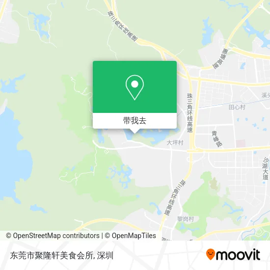 东莞市聚隆轩美食会所地图