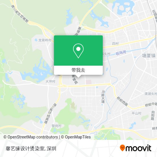 馨艺缘设计烫染室地图
