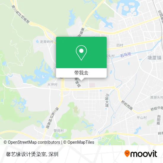 馨艺缘设计烫染室地图