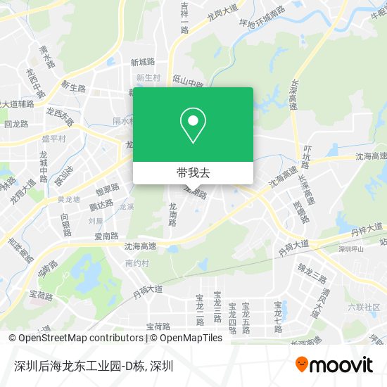 深圳后海龙东工业园-D栋地图