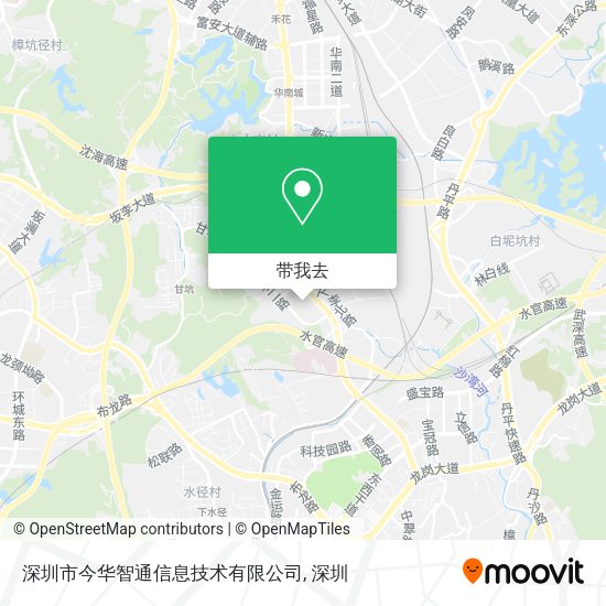 深圳市今华智通信息技术有限公司地图