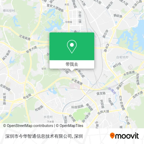 深圳市今华智通信息技术有限公司地图