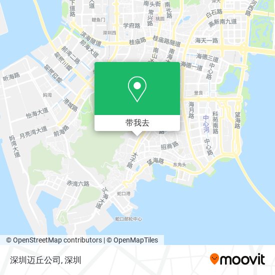 深圳迈丘公司地图