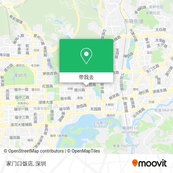 家门口饭店地图