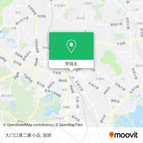 大门口第二家小店地图