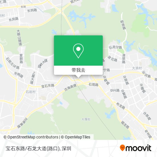 宝石东路/石龙大道(路口)地图