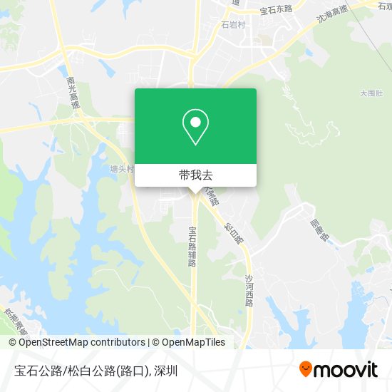宝石公路/松白公路(路口)地图