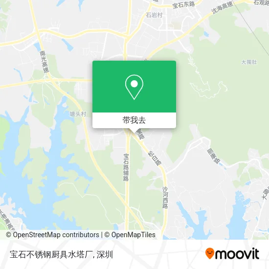 宝石不锈钢厨具水塔厂地图